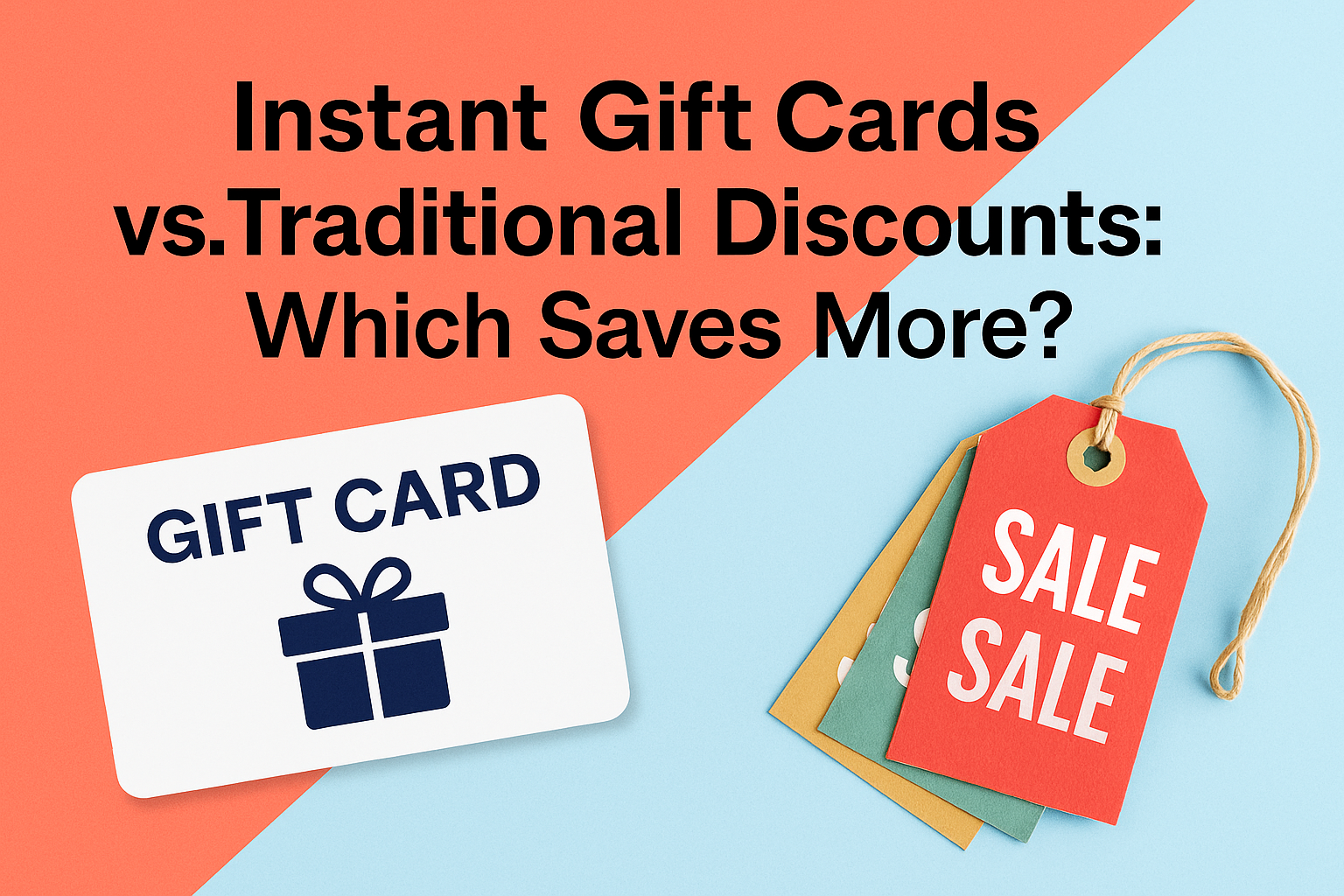 Instant Gift Cards vs. Traditional Discounts: Which Saves More?